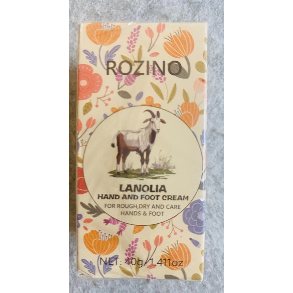 ROZINO Lanolia Hand & Foot Moisturizing Cream 1.411 oz Sealed Box